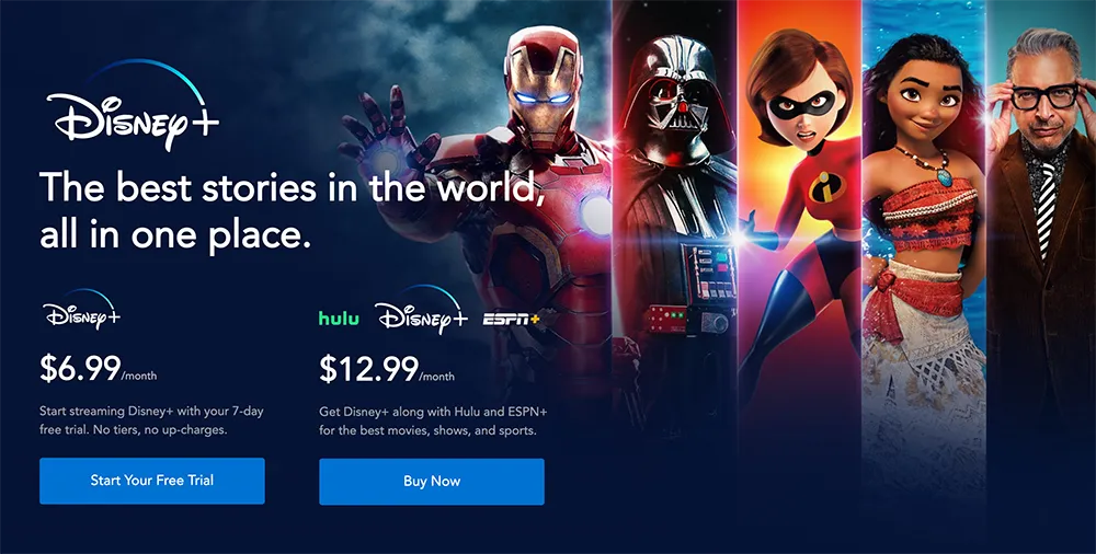 Disney+ is now live, start your free trial before paying 6.99/month