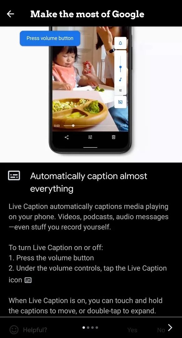 Latest Device Personalization Services update brings Live Caption to
