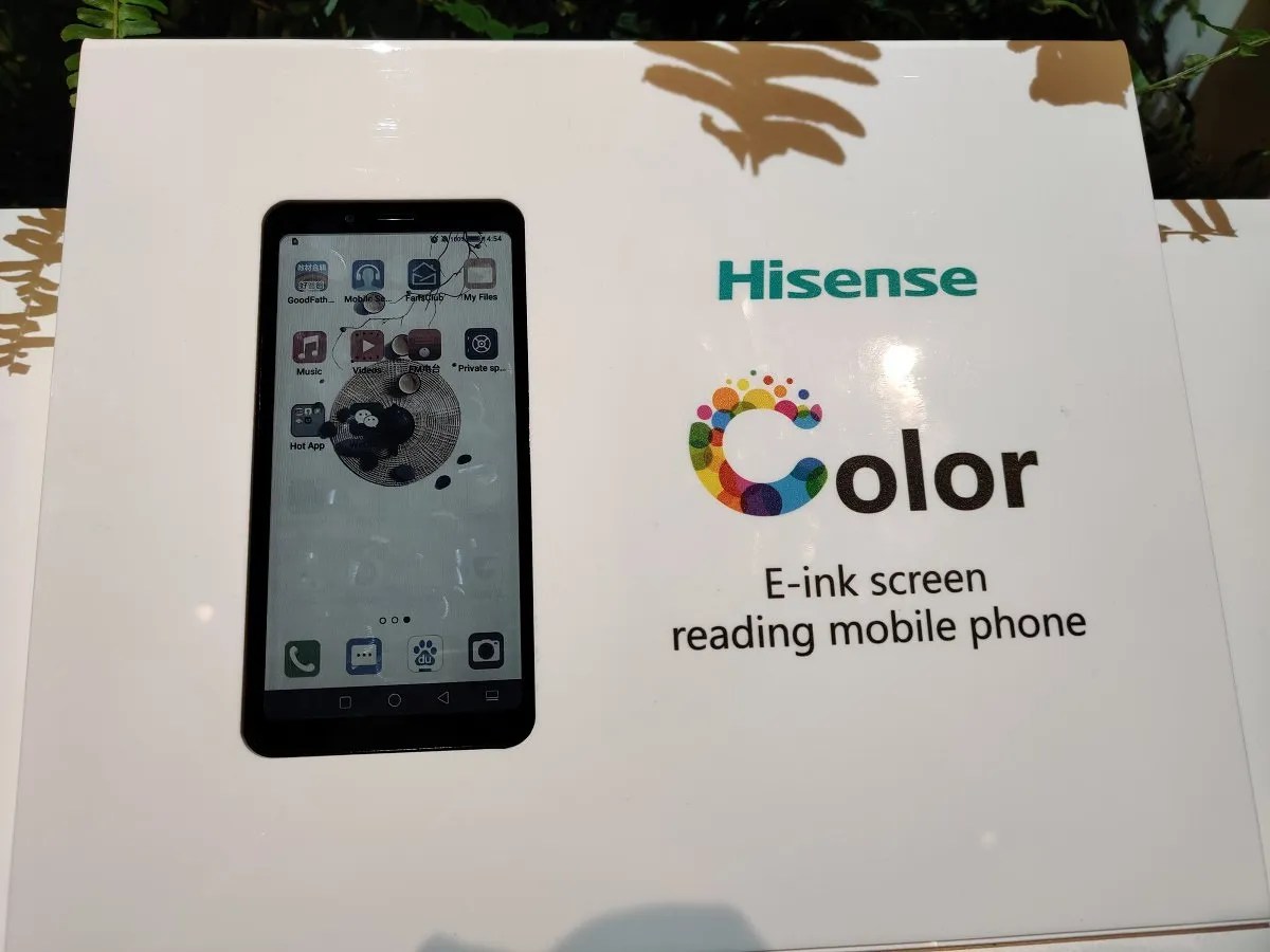 HiSense made a color eink screen for smartphones