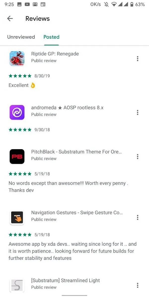 Play Store tests showing a new section with all your app