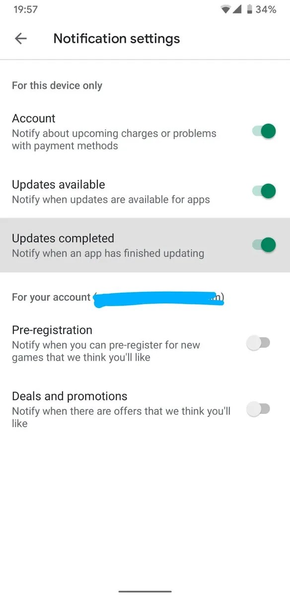 Google Play Store will no longer show notifications for
