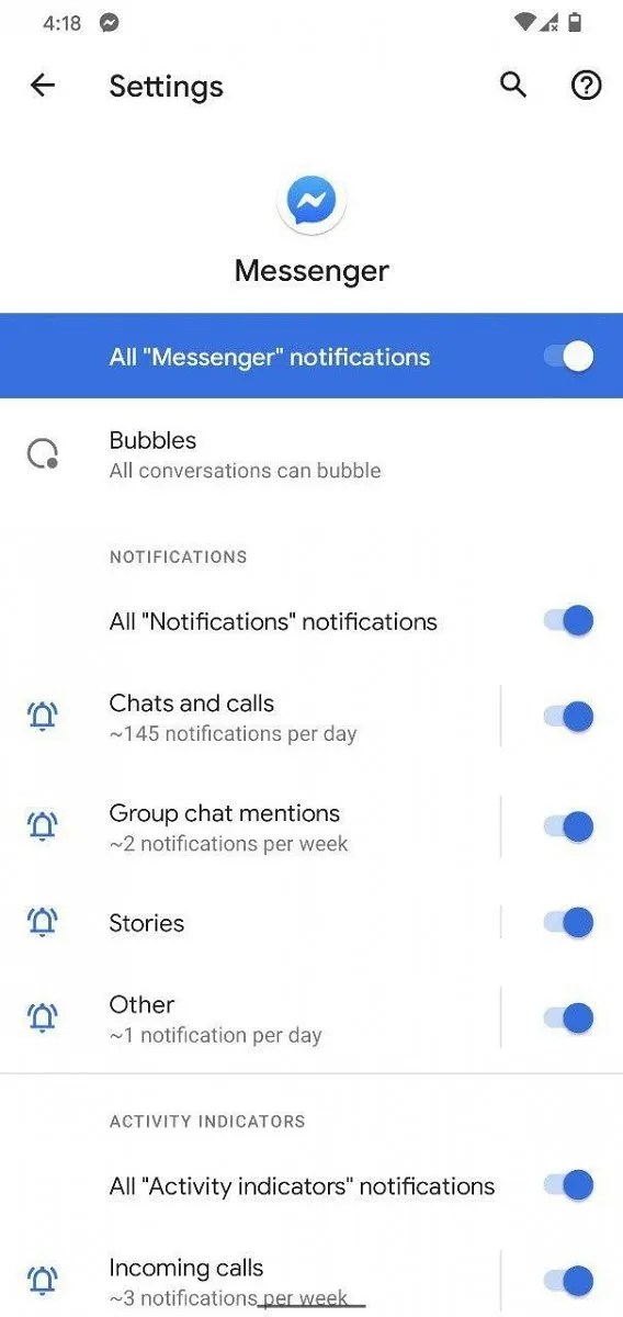 Facebook Messenger chat heads switch to Android 11's Bubbles API
