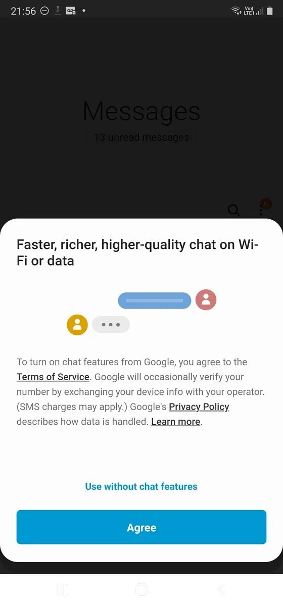 Google's RCSbased Chat features are rolling out for some