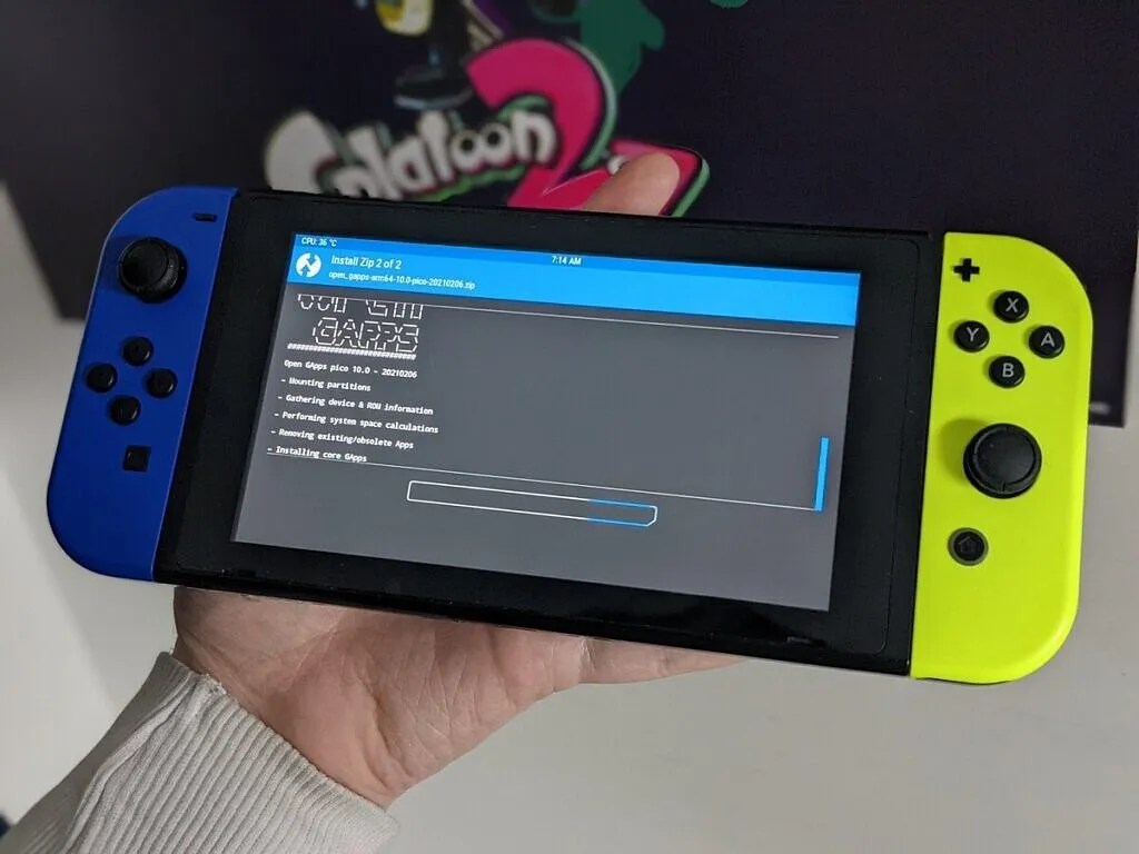 The Nintendo Switch running Android is dumb as hell but I love it