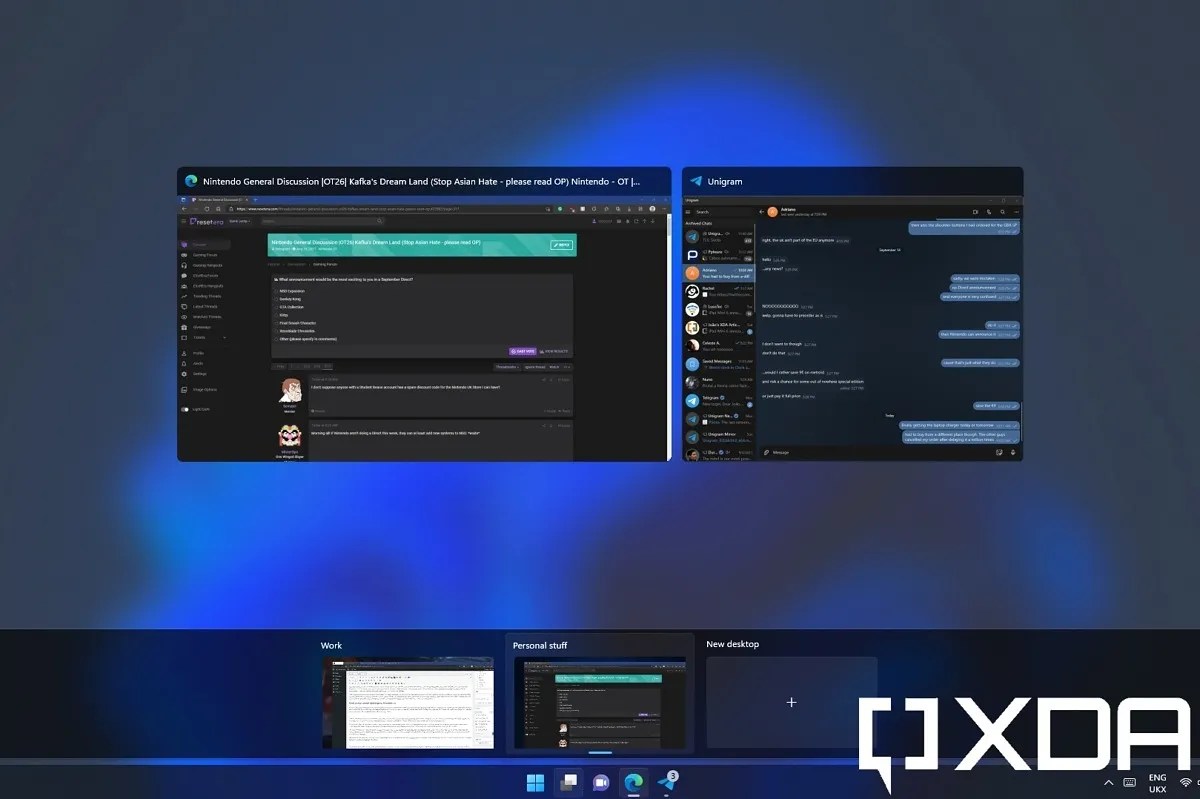 Windows 11 deep dive How to use virtual desktops