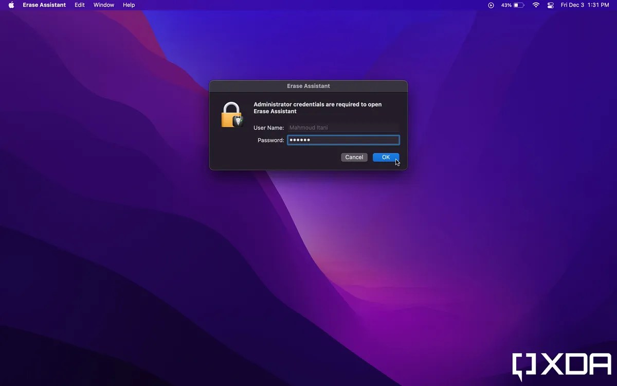 How to erase all content and settings on macOS Monterey