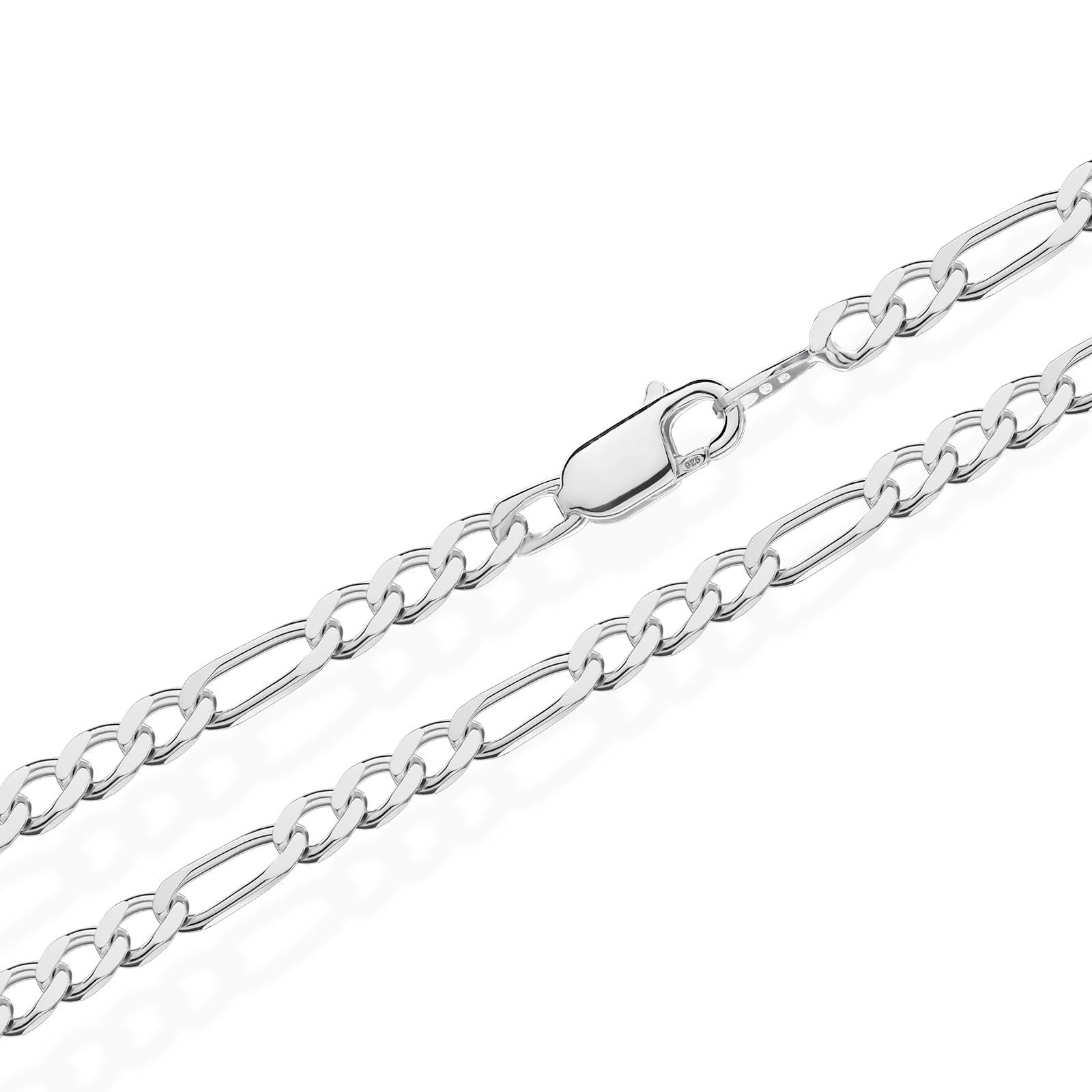real 925 sterling silver chains figaro solid curb chain Necklace Women