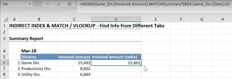 How to Index Match from multiple closed workbooks in.