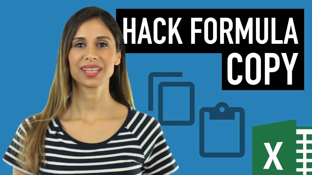 How to Copy a Formula in Excel Xelplus Leila Gharani