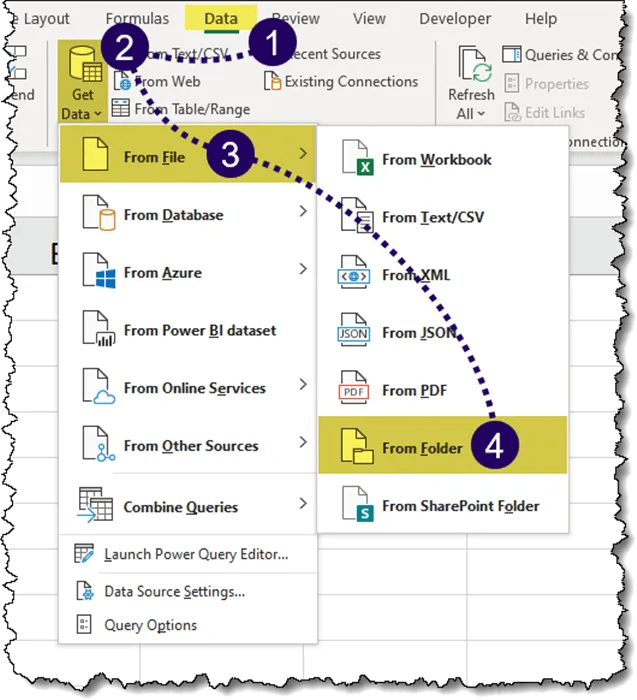 How to Combine Files From a Folder with Excel Power Query Xelplus