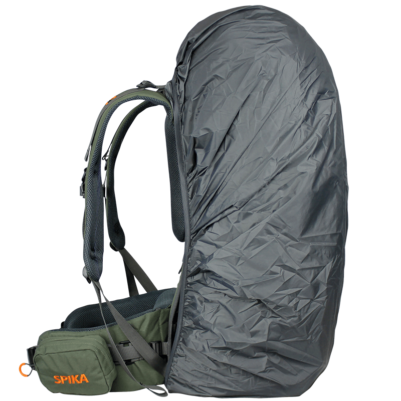 Spika Drove Hunting Sling Backpack Hauler Frame Gun Carry Bag W Rain Cover 80L hdr057 Club Mem