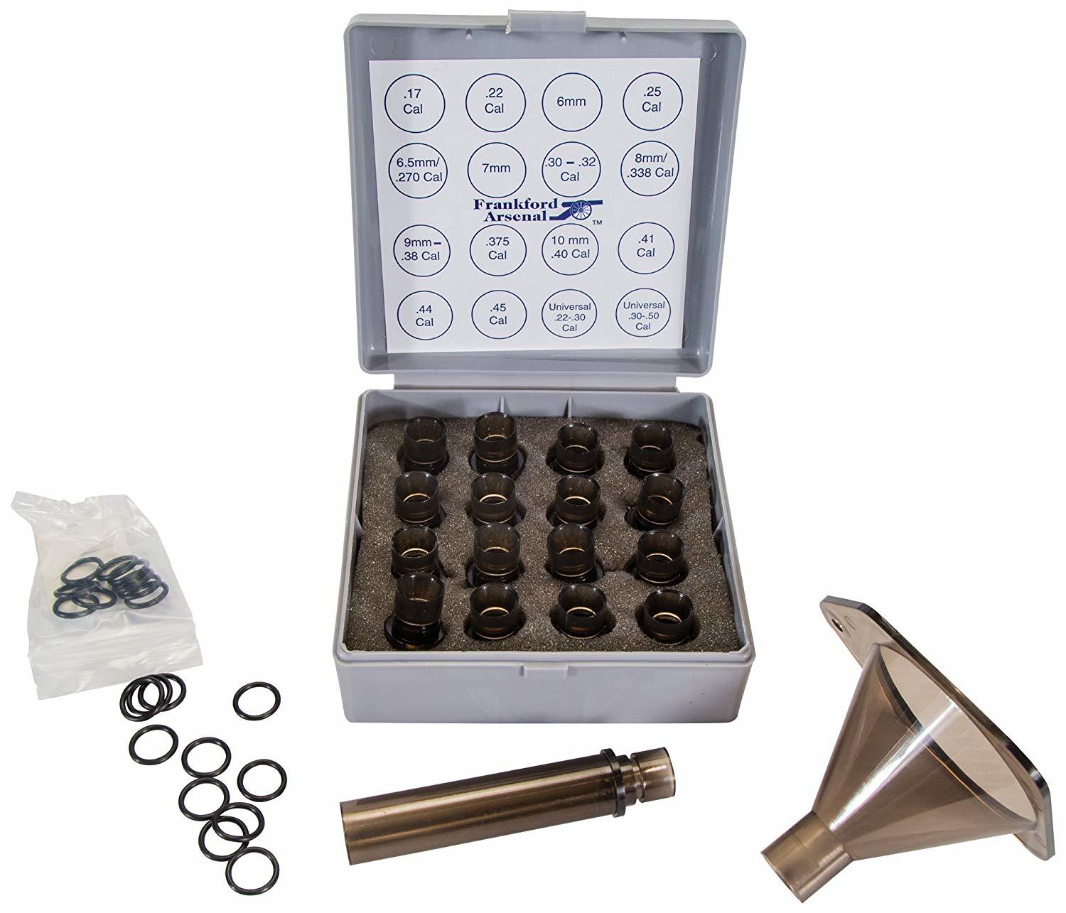 Frankford Arsenal Funnel Kit With 16 Nozzles And 4" Drop Tube