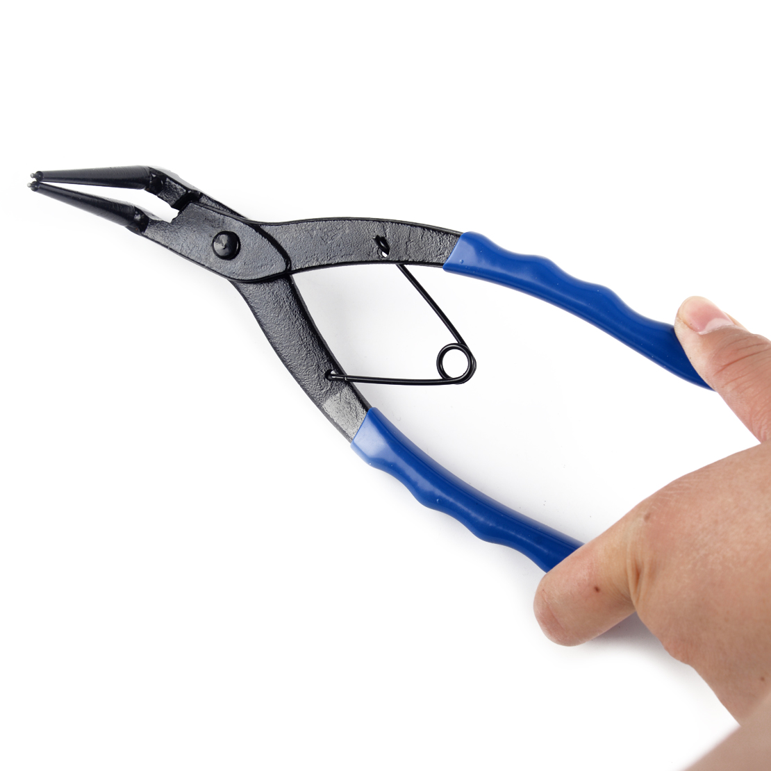 Long Nose 50 mm Snap Ring Heavy Duty Internal Circlip Pliers 1.2mm Tips