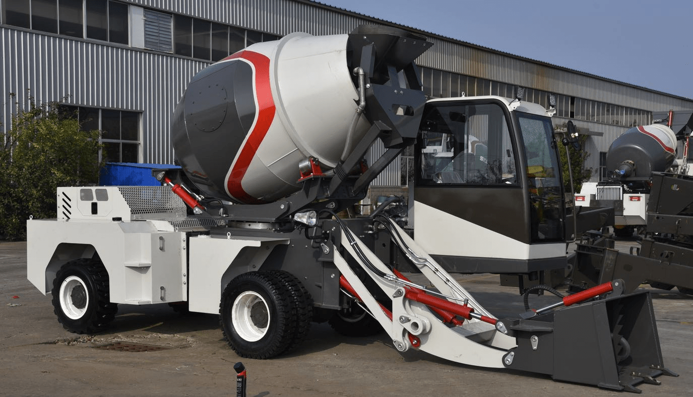 4 CBM Self Loading Concrete Mixer Truck