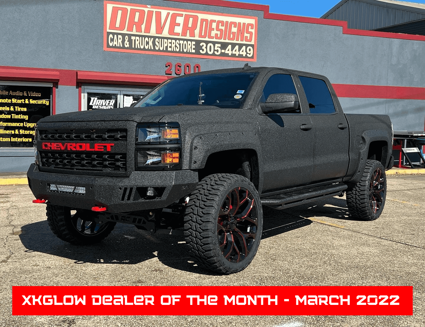 Driver Designs Brick & Mortar Truck Accessory Superstore XKGLOW