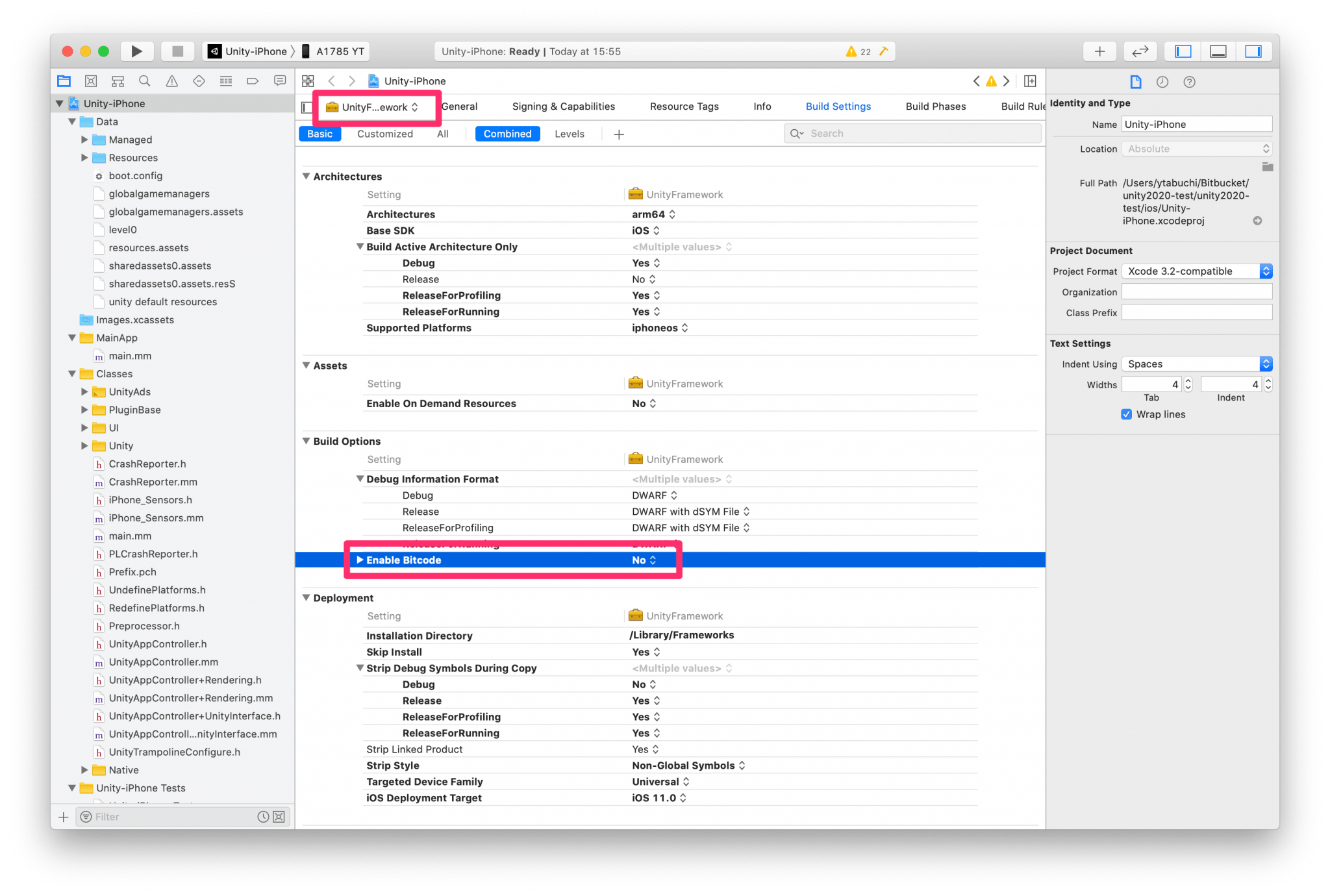 Unity Building The App for iOS The Kudan Developer Hub