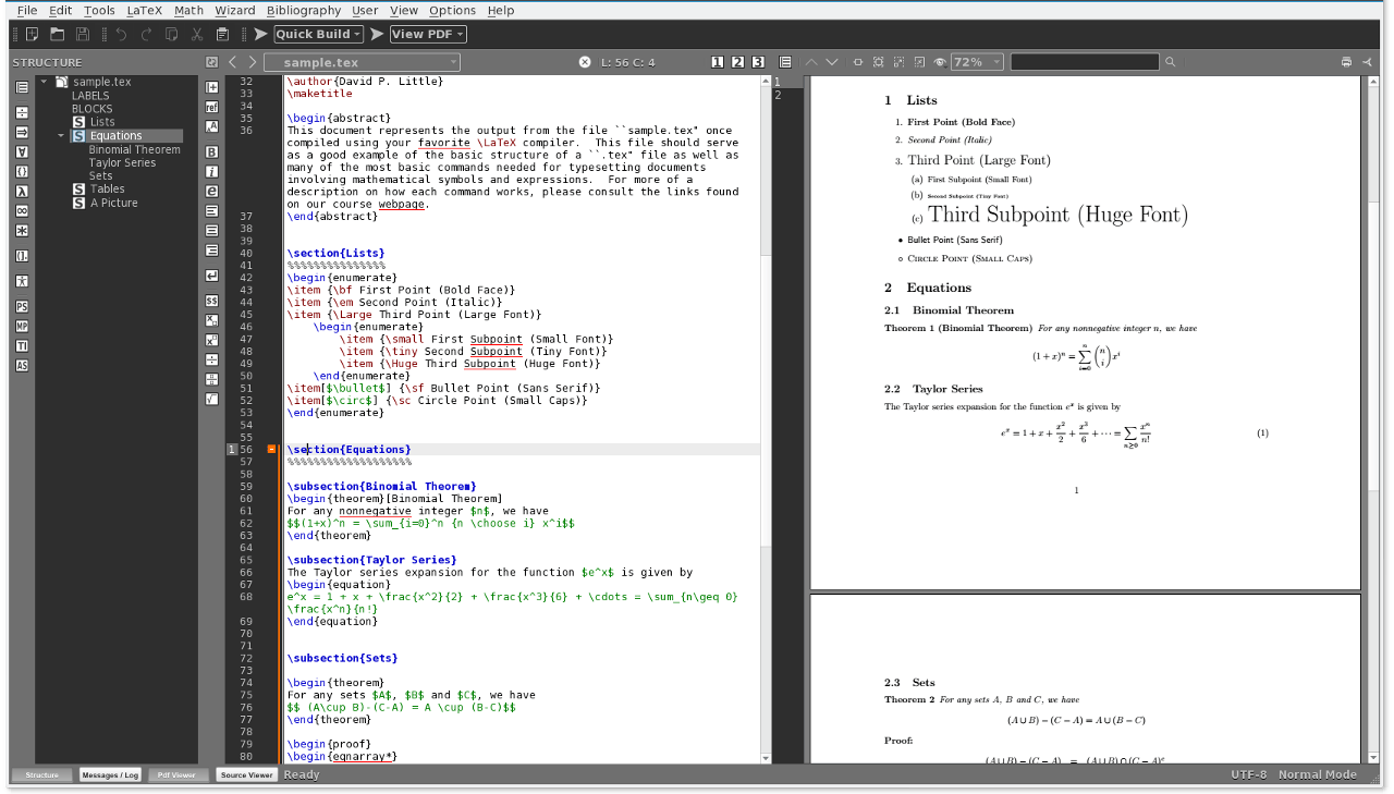 Texmaker for Windows 7 Develop documents with LaTeX Windows 7 Download