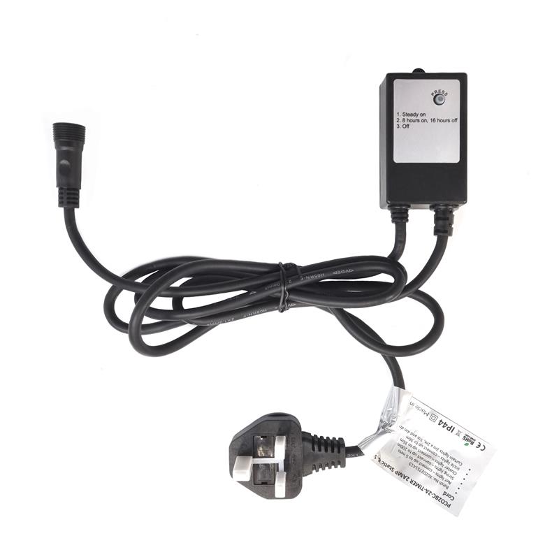 Power Cords with Timer Function Christmas Direct