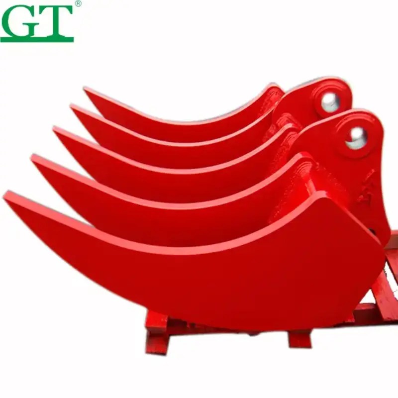 Excavator Rake Bucket/ Bucket Excavator Rake Attachment for Sale