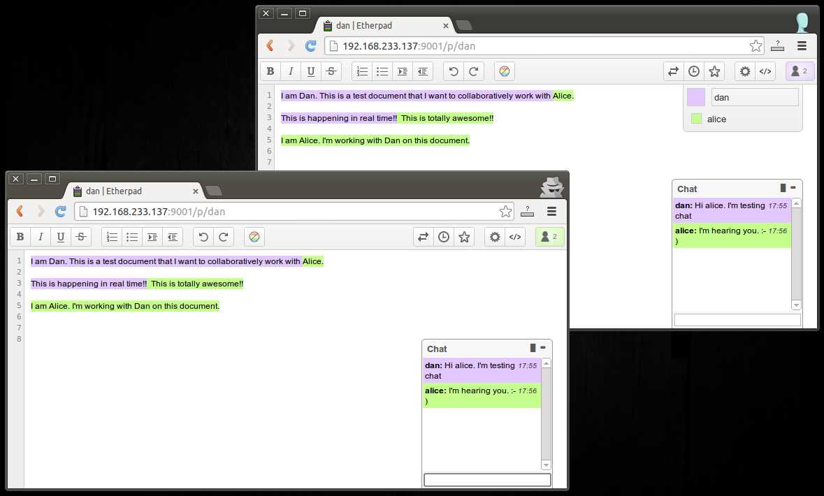 How to install webbased real time collaborative document editor on Linux