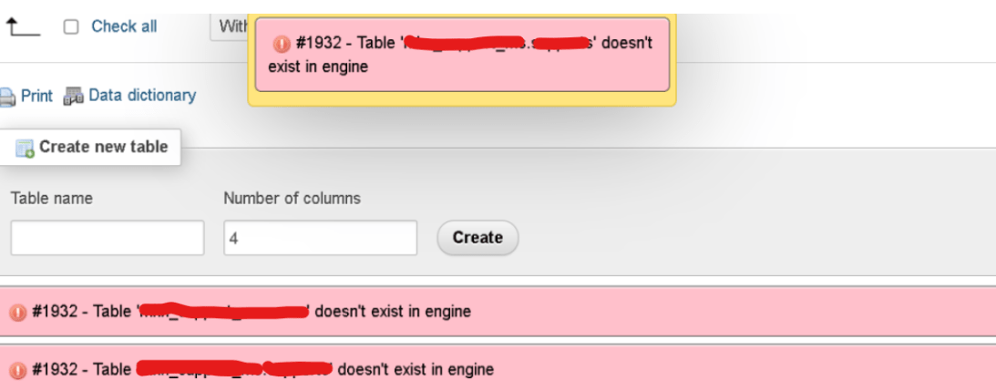 How to Resolve MySQL Error #1932: Table Doesn’t Exist in Engine – XOps