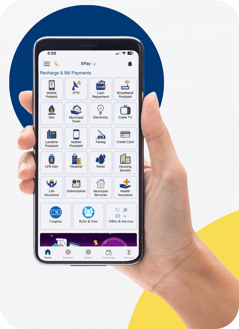 XPay Life Mobile Recharge & Utility Bill Payment App