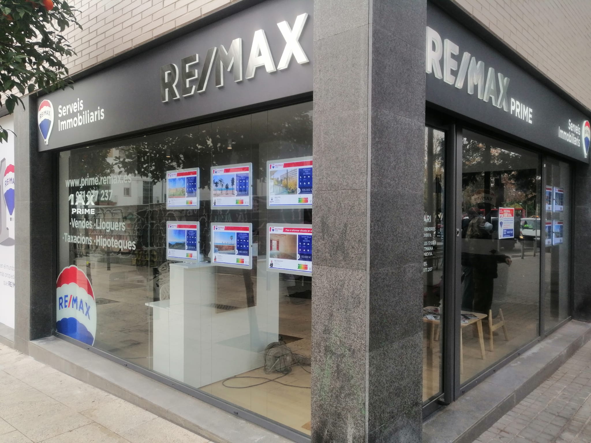 Letreros para agencias inmobiliarias Remax Prime Rotulos Xprinta