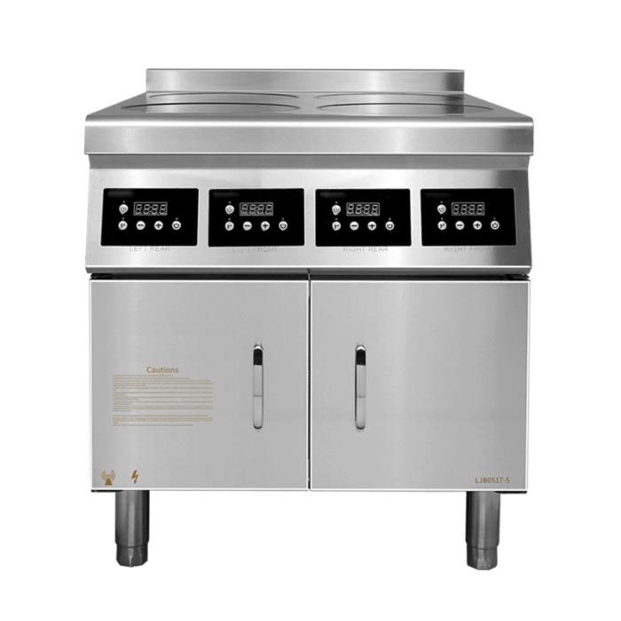 Commercial Induction Cooktop 4 Burners Boiling Top