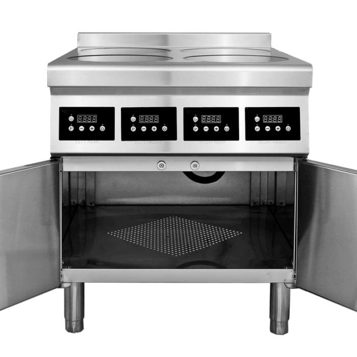Commercial Induction Cooktop 4 Burners Boiling Top