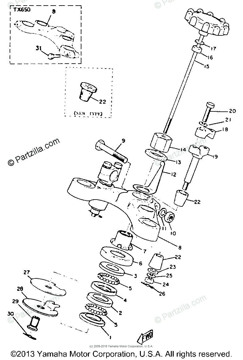XS1 steering head bearings Yamaha XS650 Forum