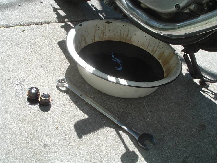 Oil Change Yamaha XS650 Forum