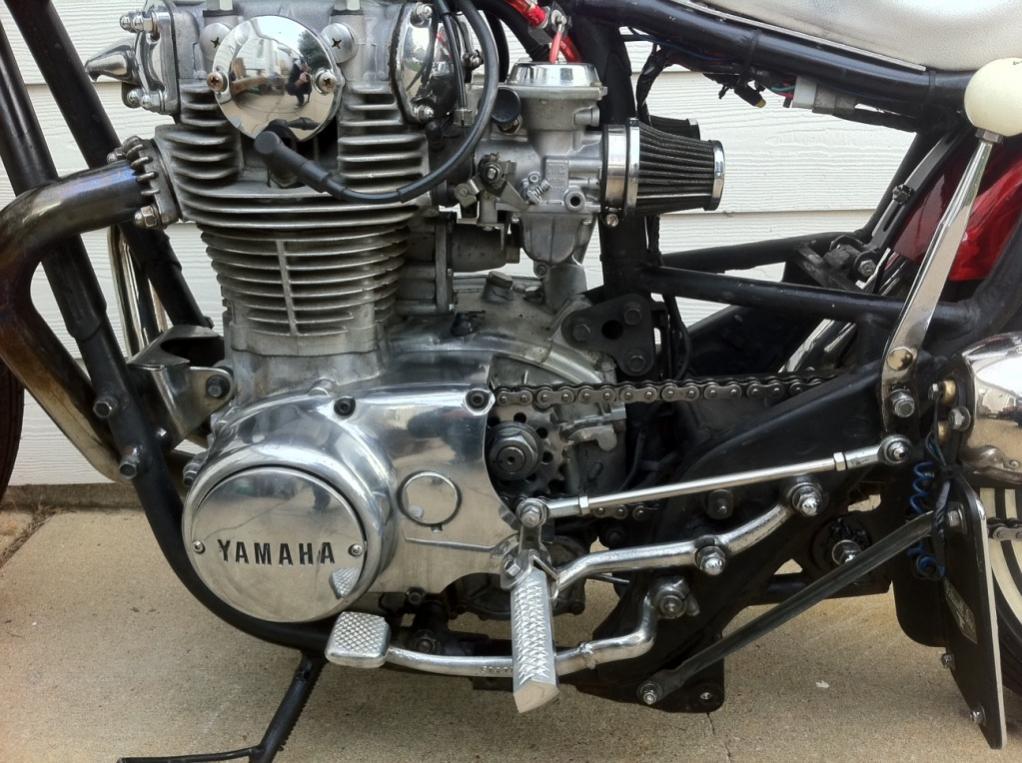 Need pics of engine side cover drilled for custom look???? Yamaha