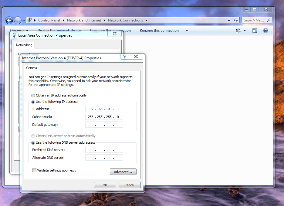 IP ADDRESS INTERFACE