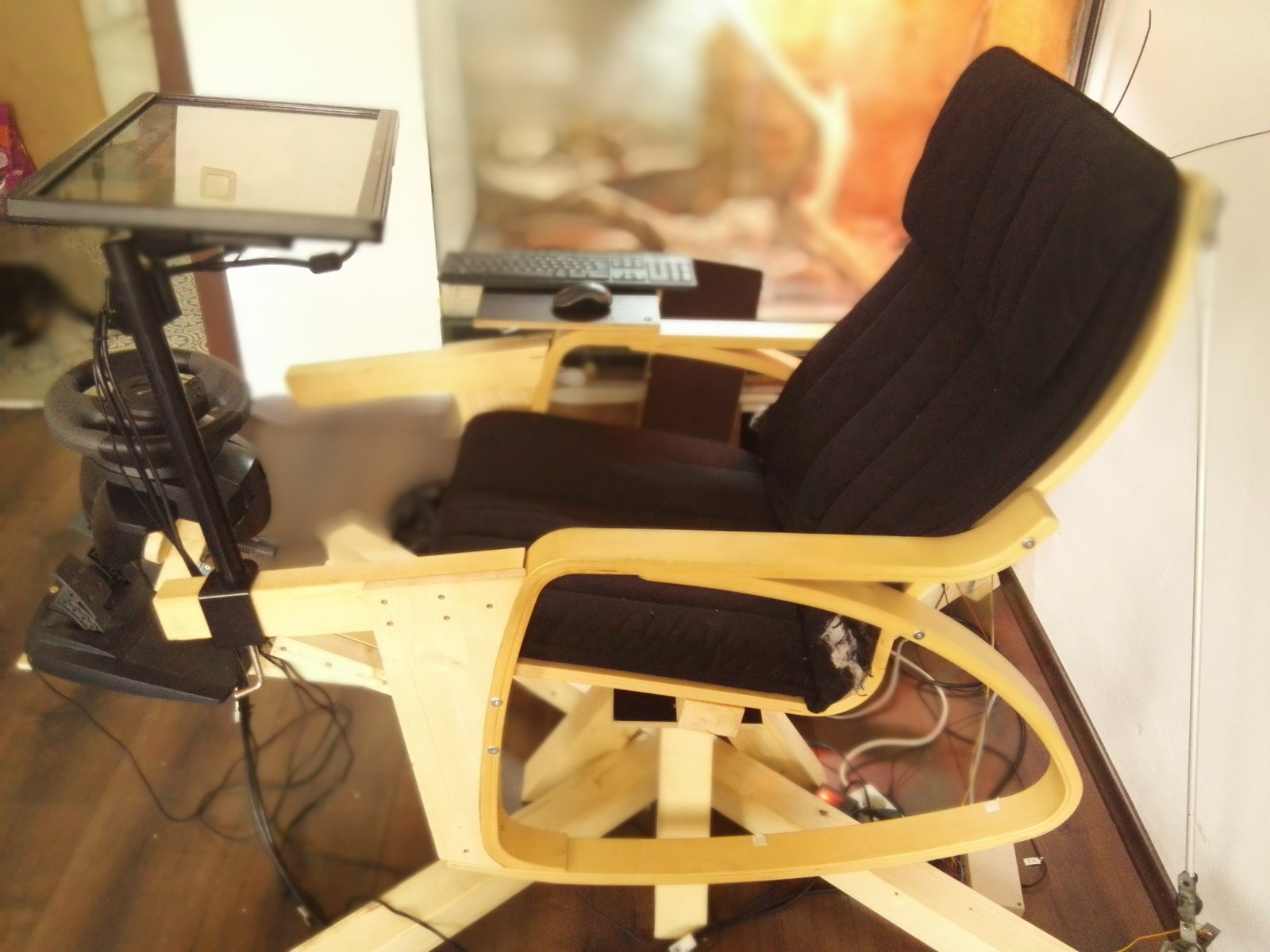 IKEA pimped 2DOF "Poäng" Chair