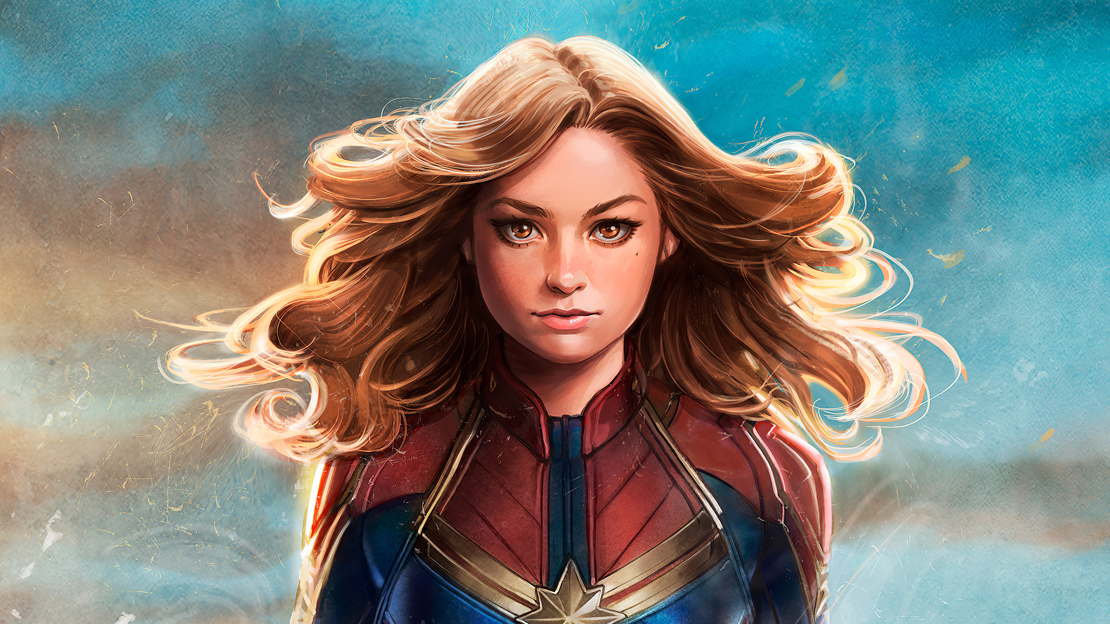 Capitana Marvel Fondo de pantalla 4k Ultra HD ID5294