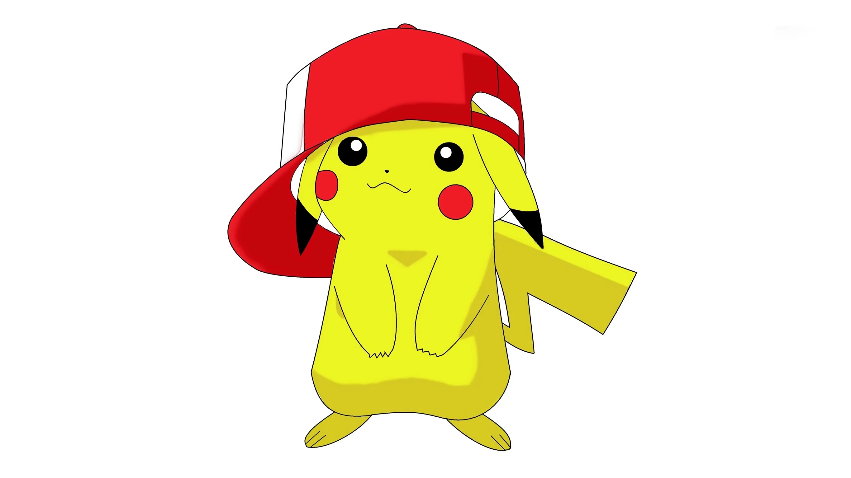 Pikachu con gorra Anime Fondo de pantalla ID3976