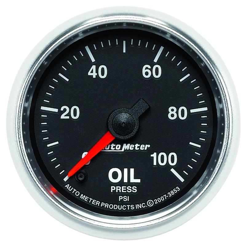 Auto Meter 3853 GS Series Oil Pressure Gauge