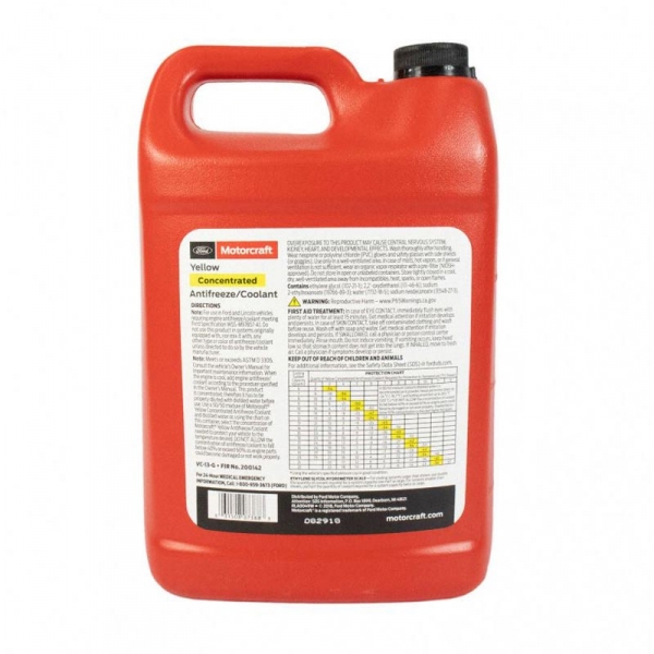 Ford Motorcraft Yellow Coolant