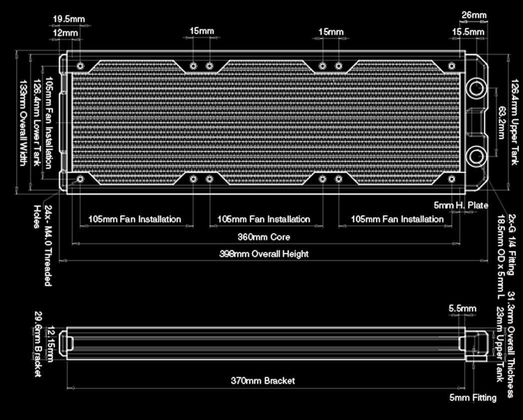 HardwareLabs Nemesis 360 GTS Radiator Review - Page 2 of 6