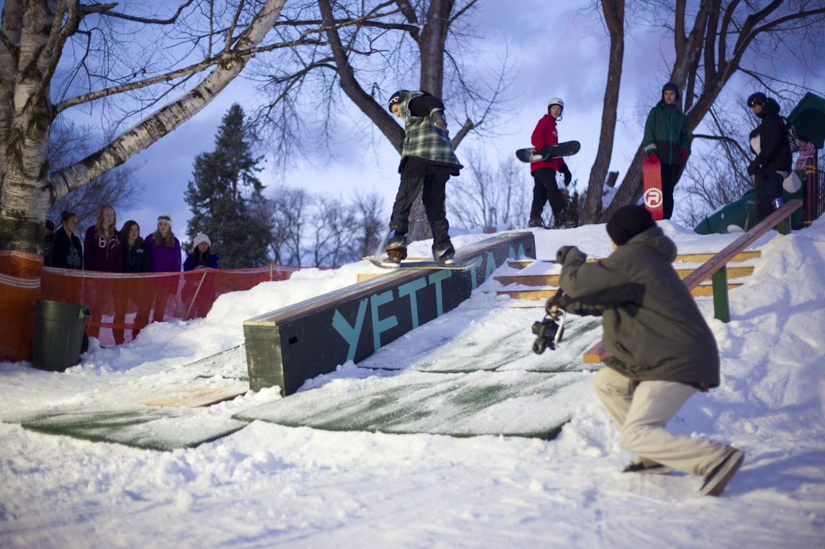 Snowskating Le Massif de Charlevoix Petite Riviere Saint Francois