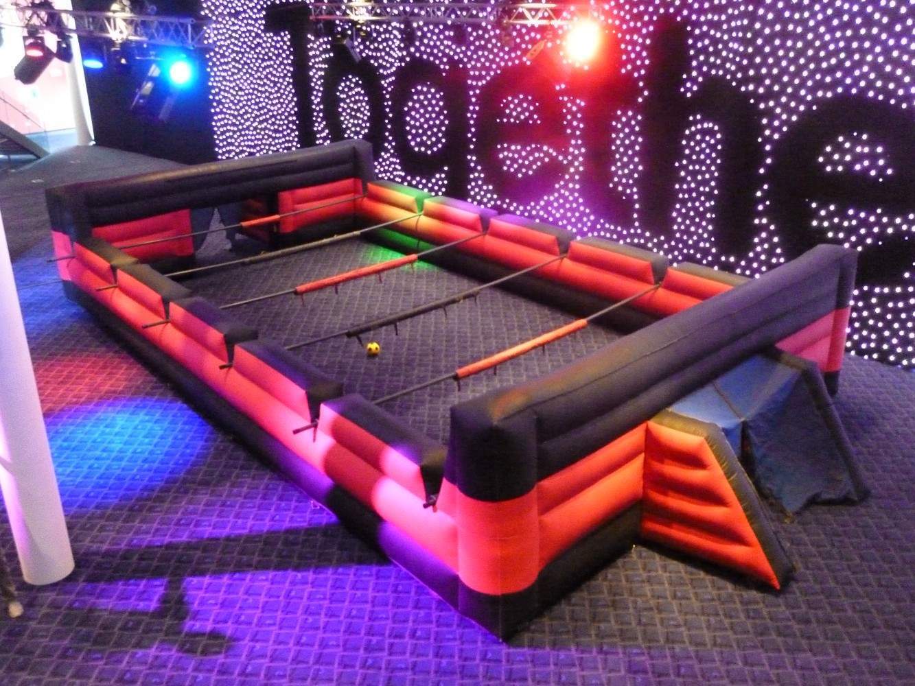 Inflatable Human Table Football Game Hire London Kent