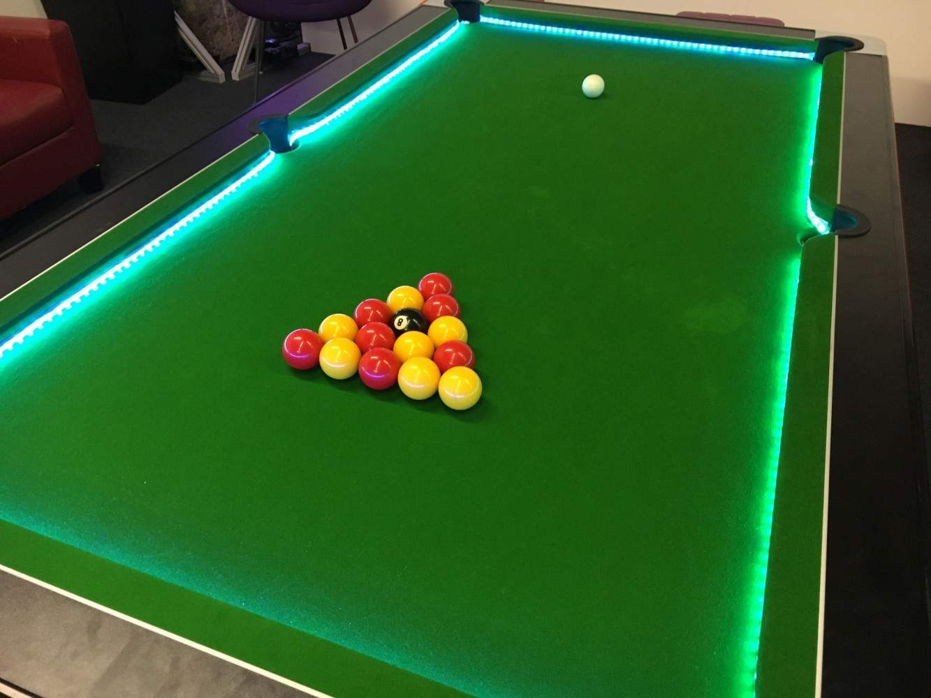 LED American Pool Table Hire For Events London Kent