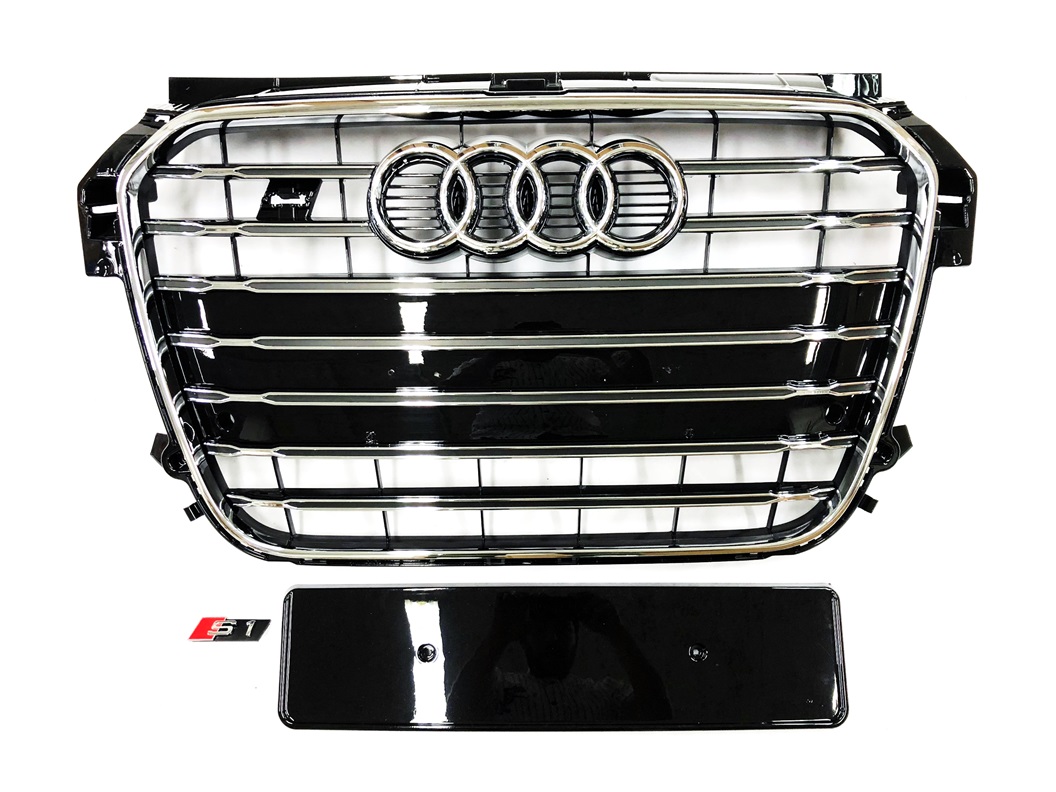 S1 Look Grill Chrom Audi A1 8X SLine 20102014 Kühlergrill