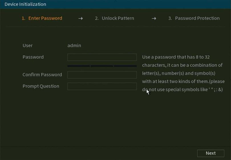 ICRealtime Password Reset and Recorder Initialization XVRAID XVRDVR