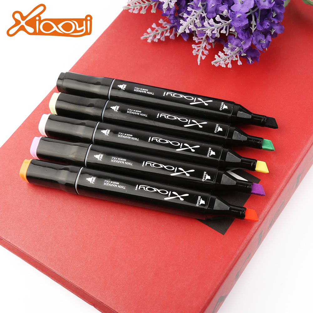 Wholesale NonToxic Ink Marker Pen With Double Ended Cixi Xiaoyi