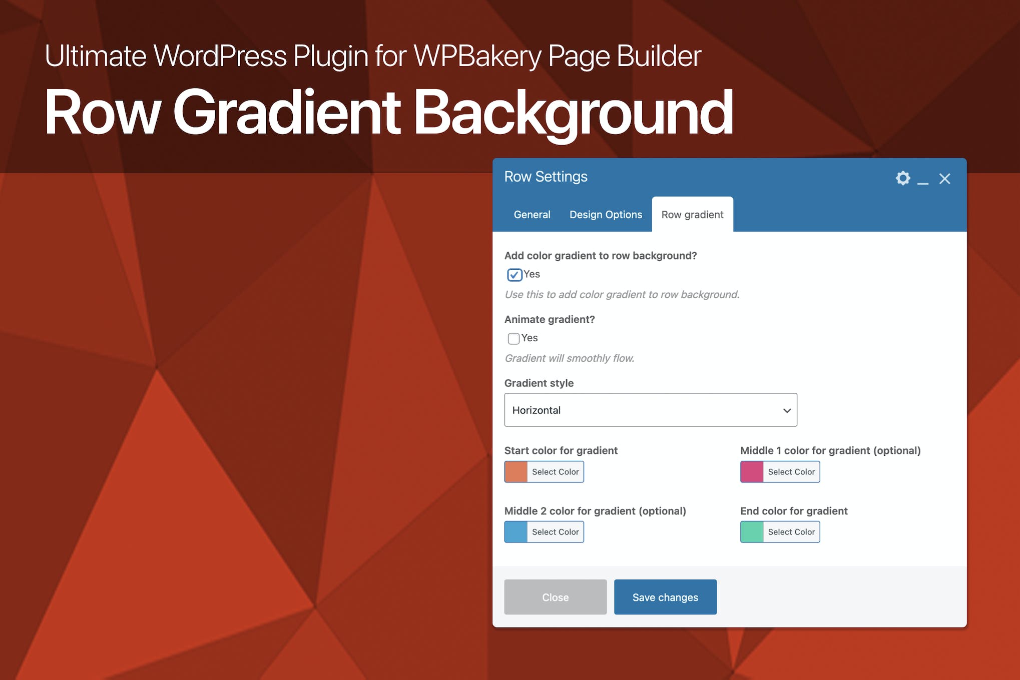 Row Gradient Background for WPBakery Page Builder 3.1.6 Download for