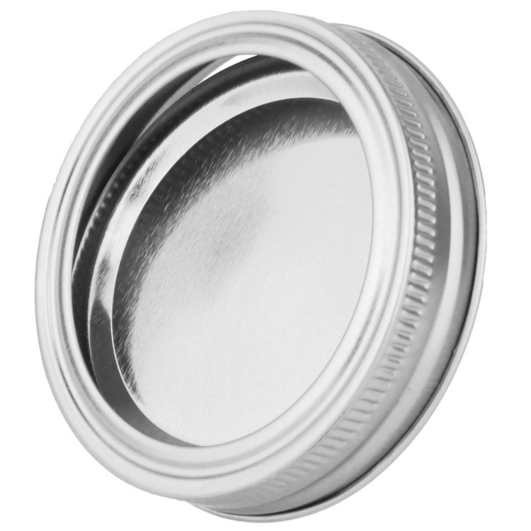 wholesale 70mm 86mm two pieces screw metal lids mason jar lids