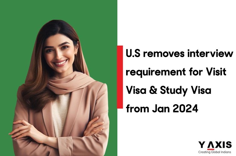 Interview requirement in U.S has been removed for visit visas and