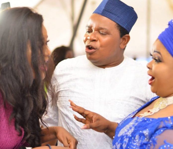 Ireti Osayemi and her husband reunite at Dayo Amusa’s party (photos)