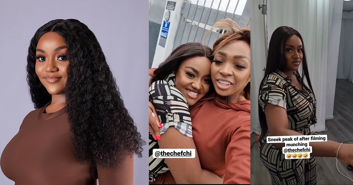 Chioma Visits Davido’s Sister, Sharon Adeleke To Cook Together (Photos)